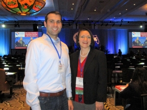 Andrew Reder and Sarah Kay at Certification Review Course