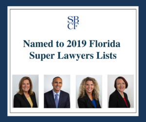 2019 Florida Super Lawyers Lists