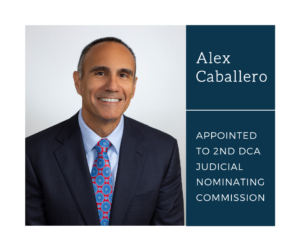 Alex Caballero Appointed to 2nd DCA JNC