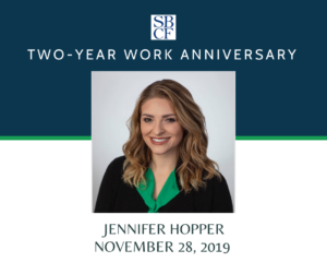 Jennifer Hopper Work Anniversary