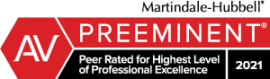 Martindale-Hubbell AV Preeminent Rating