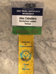 Alex Caballero/2021 Trial Advocacy Workshop