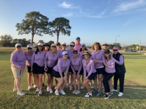 Image of a women's golf group