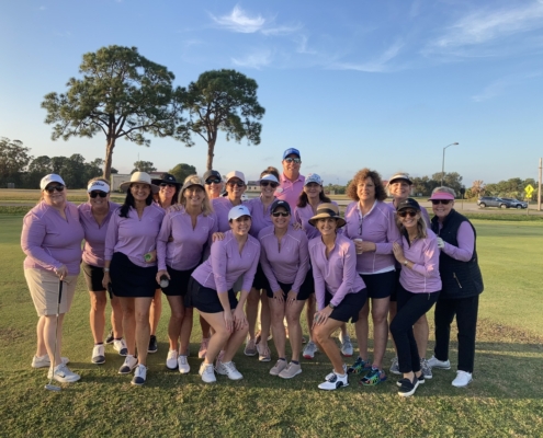 Image of a women's golf group
