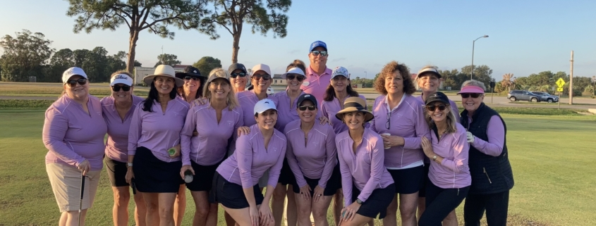 Image of a women's golf group